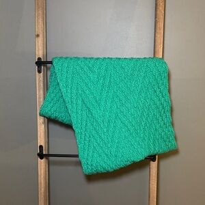 Emerald Green Knit Loop Scarf